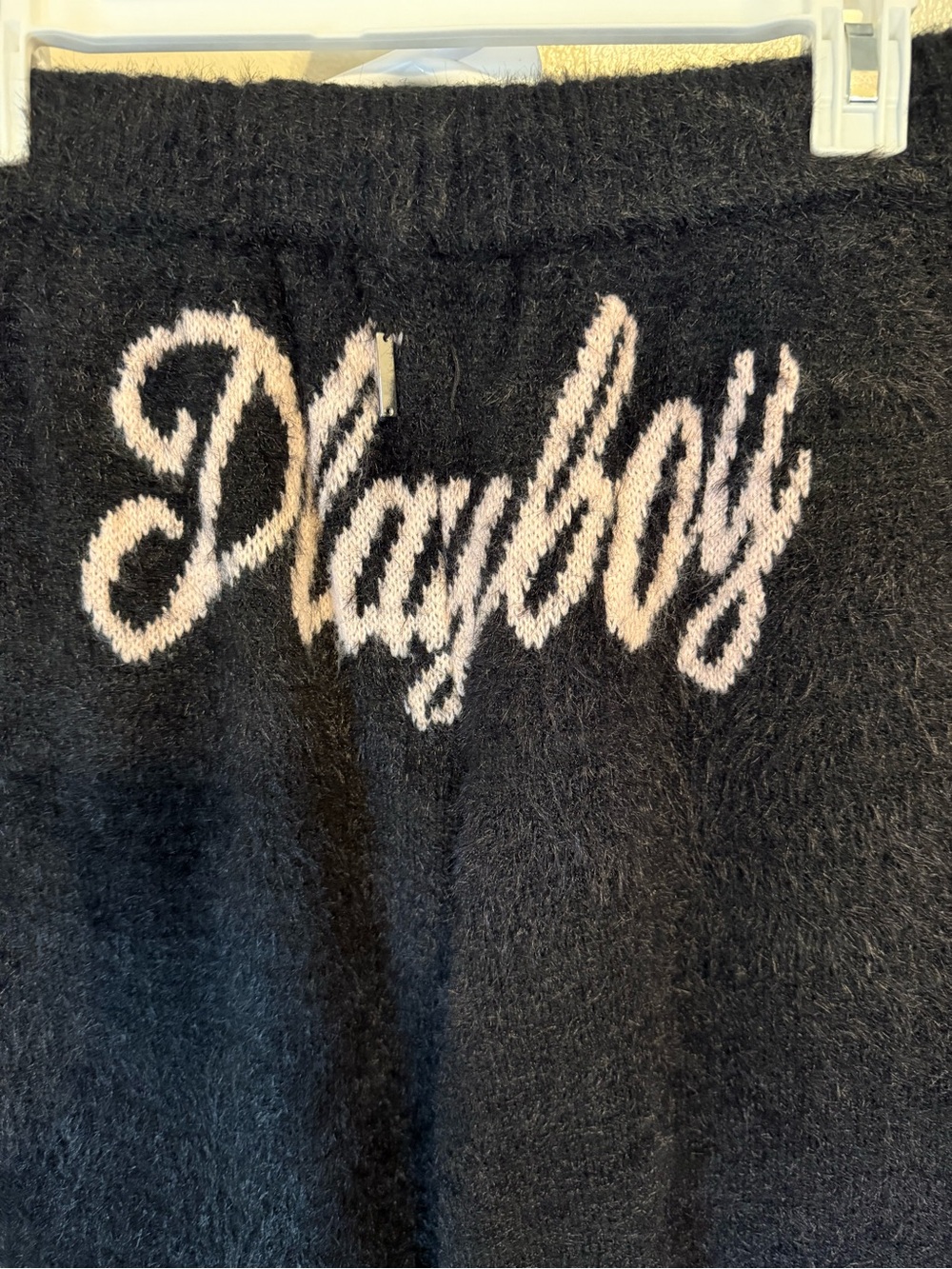 PLAYBOY WIDE LEG KNIT PANTS AND ZIP UP HOODIE - Picture 5 of 9